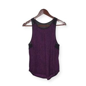 LULULEMON Sculpt Tank II in Circuit Aurora Black / Black